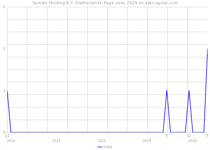 Spindle Holding B.V. (Netherlands) Page visits 2024 