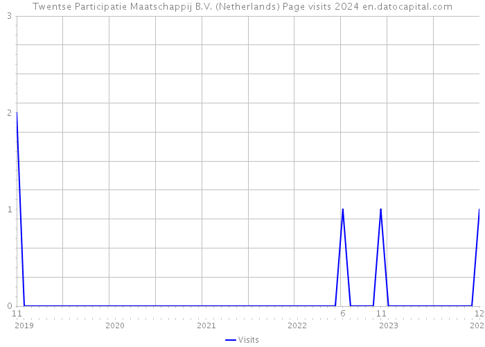 Twentse Participatie Maatschappij B.V. (Netherlands) Page visits 2024 