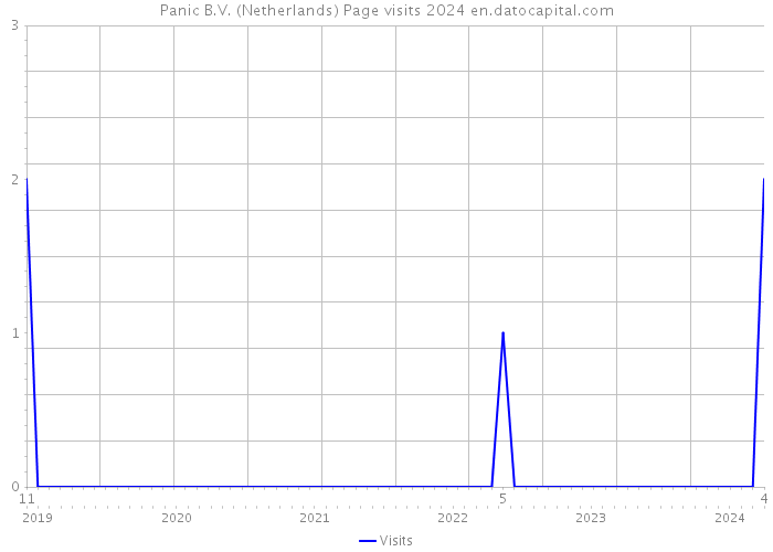 Panic B.V. (Netherlands) Page visits 2024 