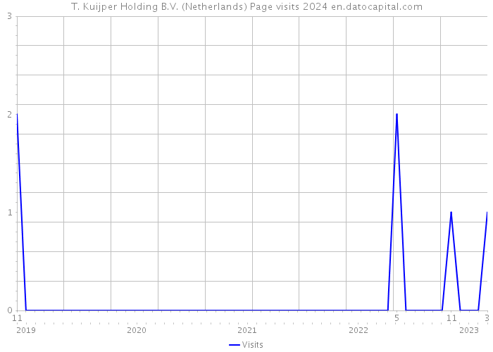 T. Kuijper Holding B.V. (Netherlands) Page visits 2024 