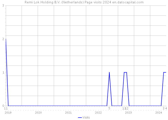 Remi Lok Holding B.V. (Netherlands) Page visits 2024 