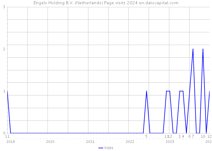 Engels Holding B.V. (Netherlands) Page visits 2024 
