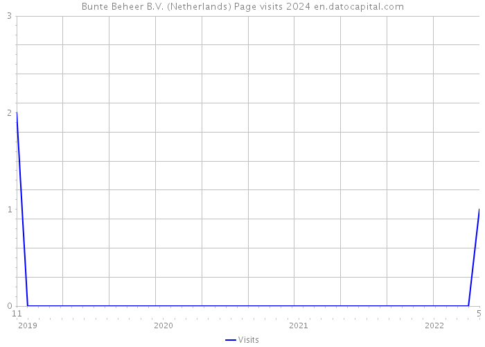 Bunte Beheer B.V. (Netherlands) Page visits 2024 