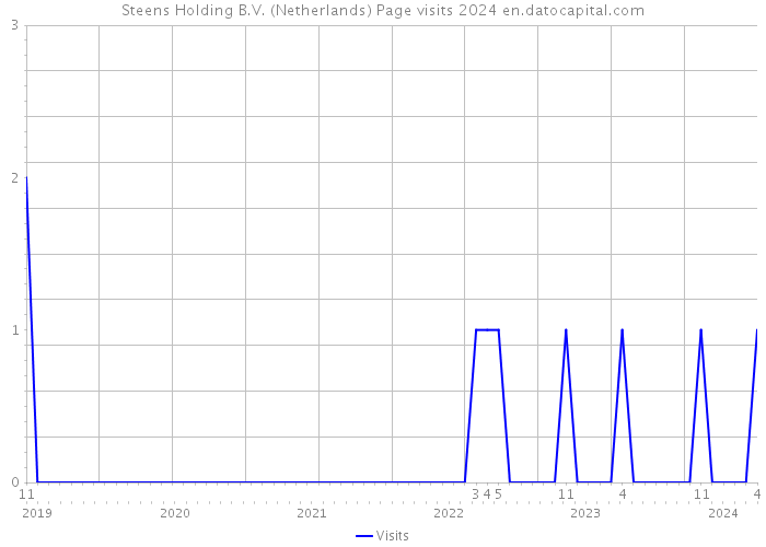 Steens Holding B.V. (Netherlands) Page visits 2024 