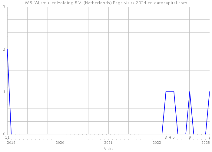 W.B. Wijsmuller Holding B.V. (Netherlands) Page visits 2024 