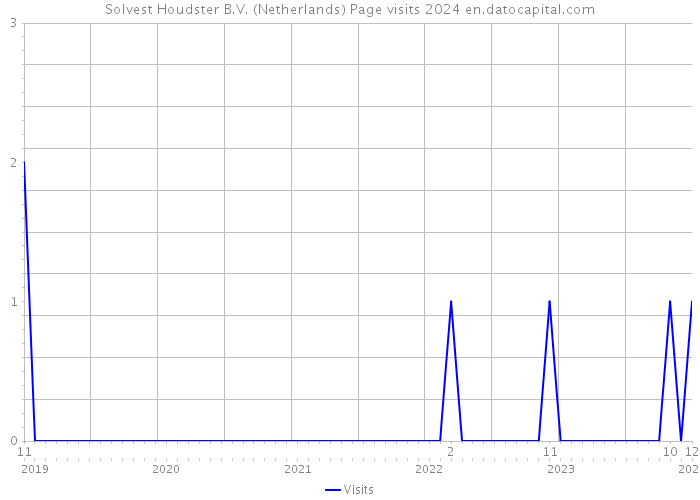 Solvest Houdster B.V. (Netherlands) Page visits 2024 
