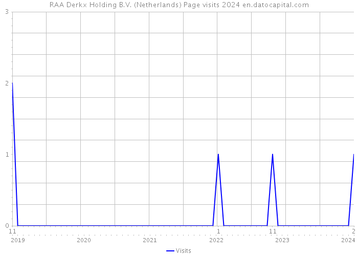 RAA Derkx Holding B.V. (Netherlands) Page visits 2024 