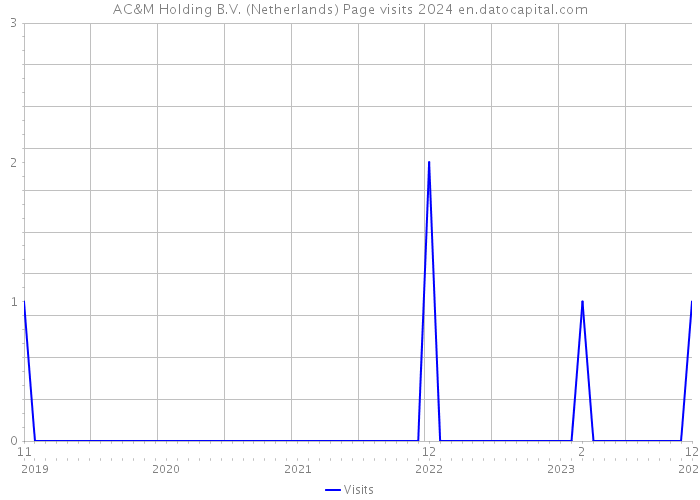 AC&M Holding B.V. (Netherlands) Page visits 2024 