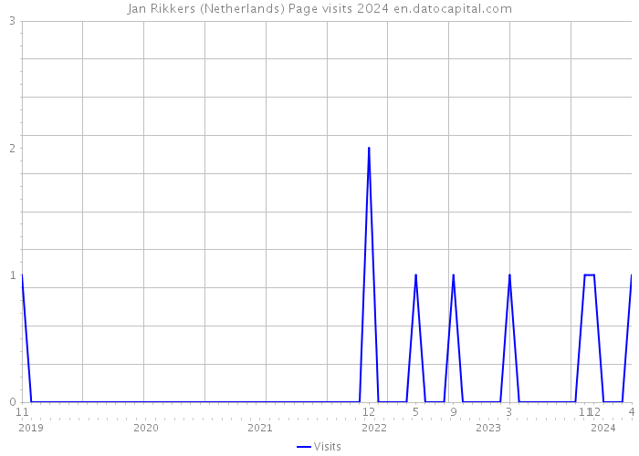 Jan Rikkers (Netherlands) Page visits 2024 