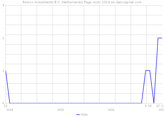 Reinco Investments B.V. (Netherlands) Page visits 2024 