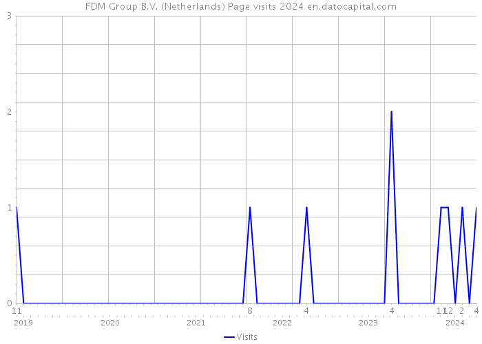 FDM Group B.V. (Netherlands) Page visits 2024 