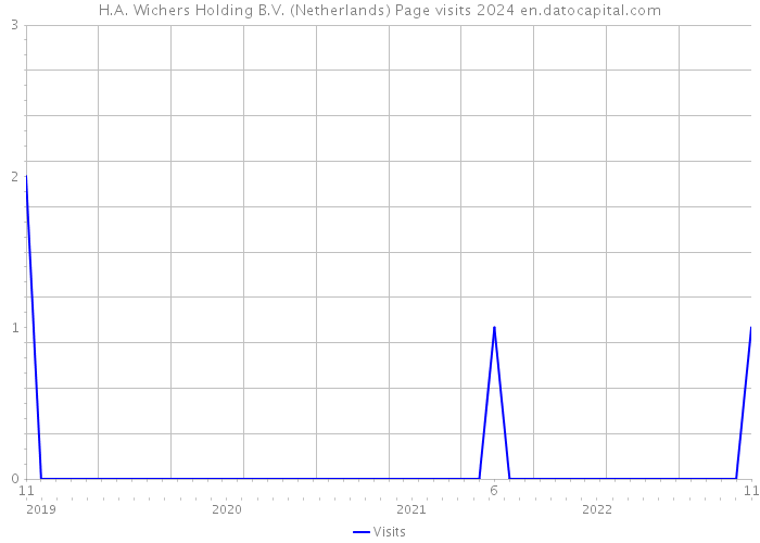 H.A. Wichers Holding B.V. (Netherlands) Page visits 2024 