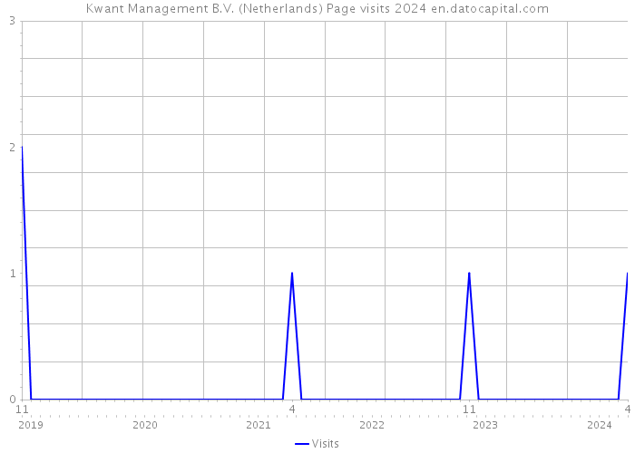 Kwant Management B.V. (Netherlands) Page visits 2024 
