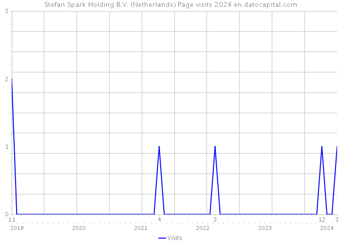 Stefan Spark Holding B.V. (Netherlands) Page visits 2024 