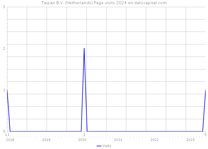 Taipan B.V. (Netherlands) Page visits 2024 