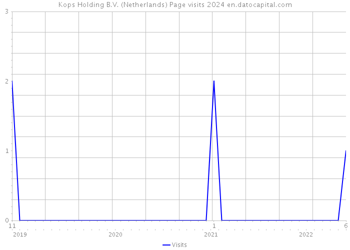 Kops Holding B.V. (Netherlands) Page visits 2024 