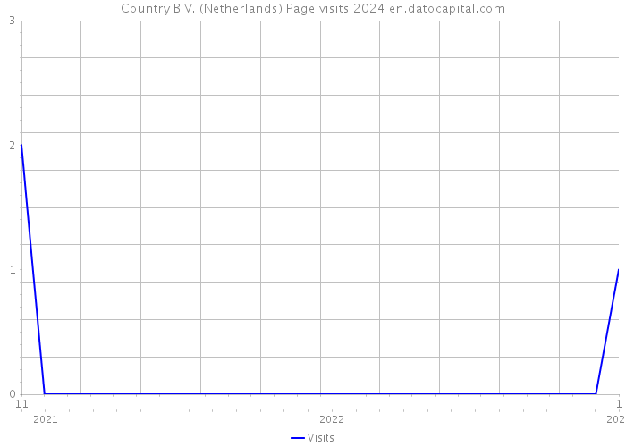 Country B.V. (Netherlands) Page visits 2024 