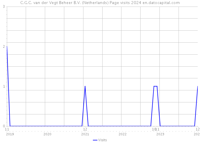 C.G.C. van der Vegt Beheer B.V. (Netherlands) Page visits 2024 