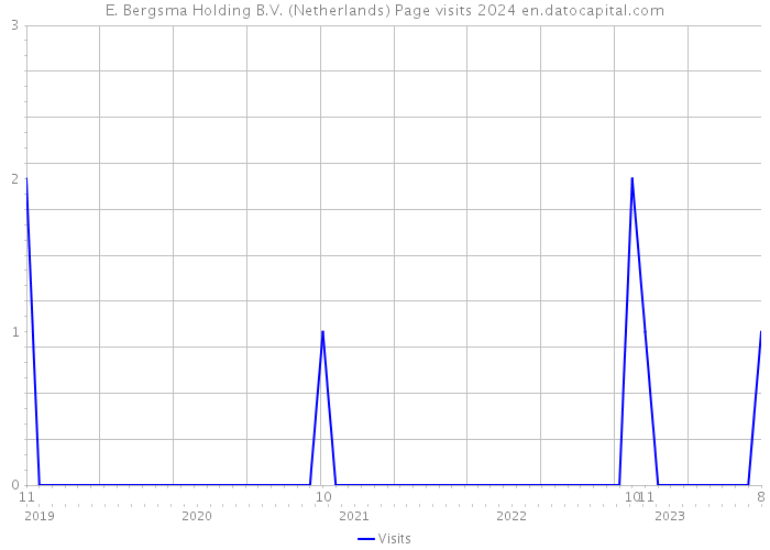 E. Bergsma Holding B.V. (Netherlands) Page visits 2024 