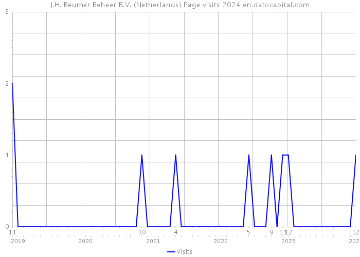 J.H. Beumer Beheer B.V. (Netherlands) Page visits 2024 