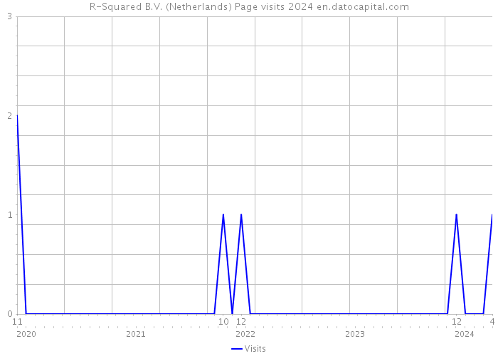 R-Squared B.V. (Netherlands) Page visits 2024 