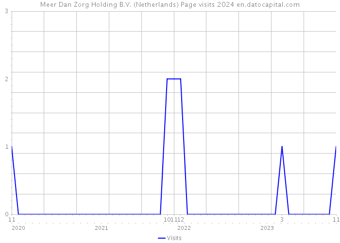 Meer Dan Zorg Holding B.V. (Netherlands) Page visits 2024 