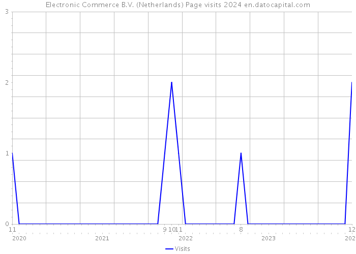 Electronic Commerce B.V. (Netherlands) Page visits 2024 