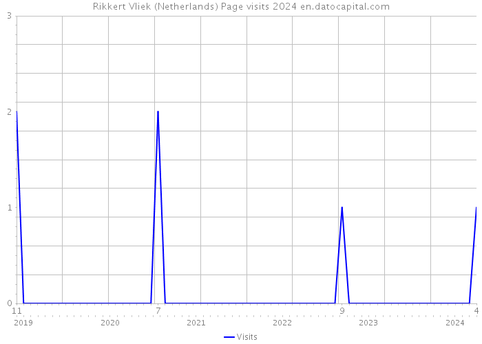 Rikkert Vliek (Netherlands) Page visits 2024 