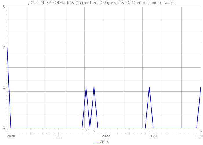 J.G.T. INTERMODAL B.V. (Netherlands) Page visits 2024 