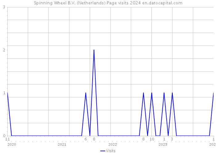 Spinning Wheel B.V. (Netherlands) Page visits 2024 