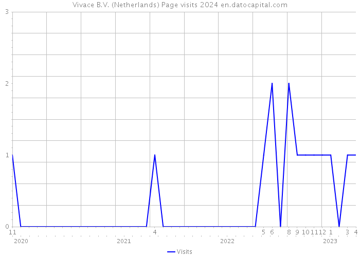 Vivace B.V. (Netherlands) Page visits 2024 