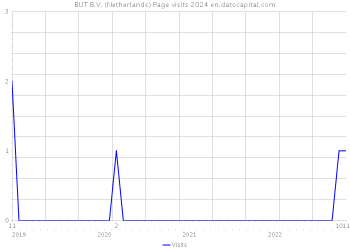 BUT B.V. (Netherlands) Page visits 2024 