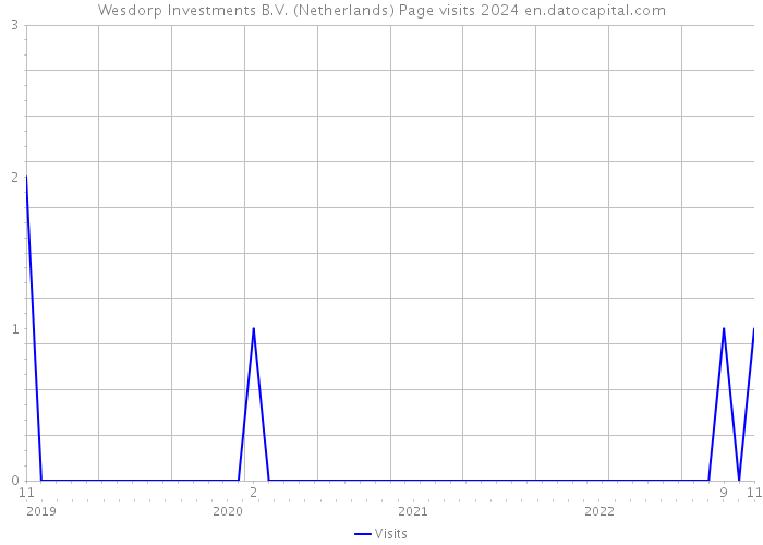 Wesdorp Investments B.V. (Netherlands) Page visits 2024 