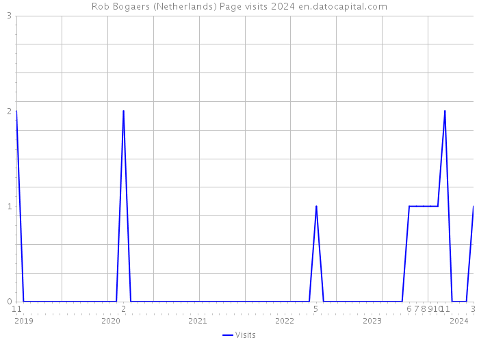 Rob Bogaers (Netherlands) Page visits 2024 
