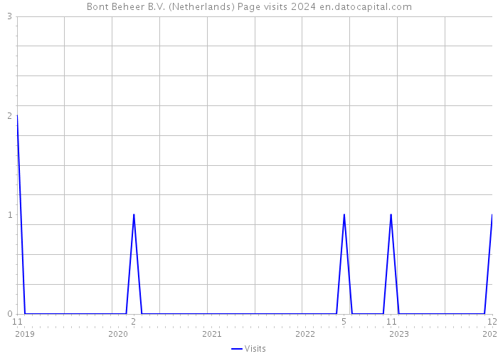 Bont Beheer B.V. (Netherlands) Page visits 2024 