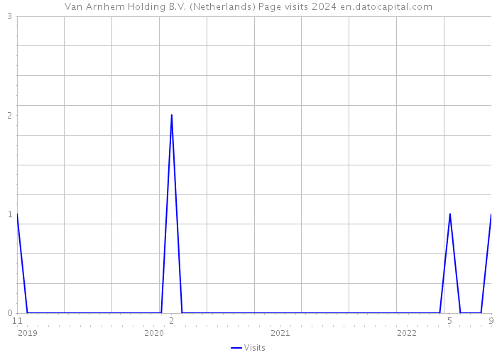 Van Arnhem Holding B.V. (Netherlands) Page visits 2024 