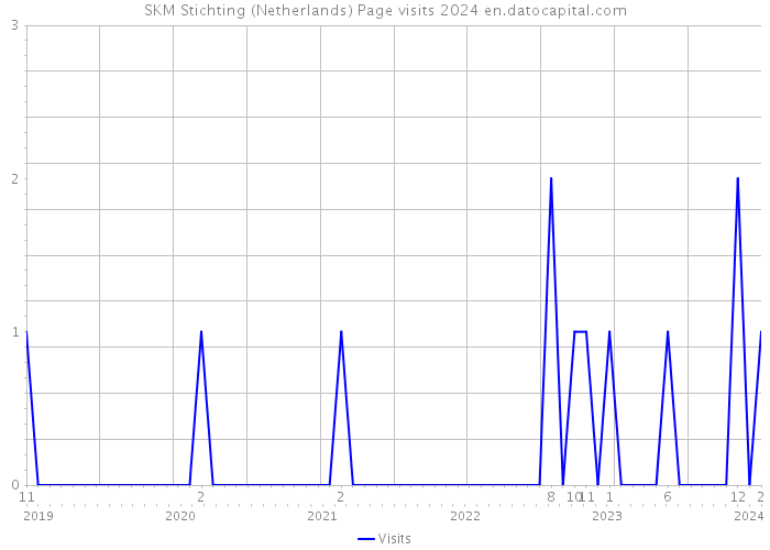 SKM Stichting (Netherlands) Page visits 2024 
