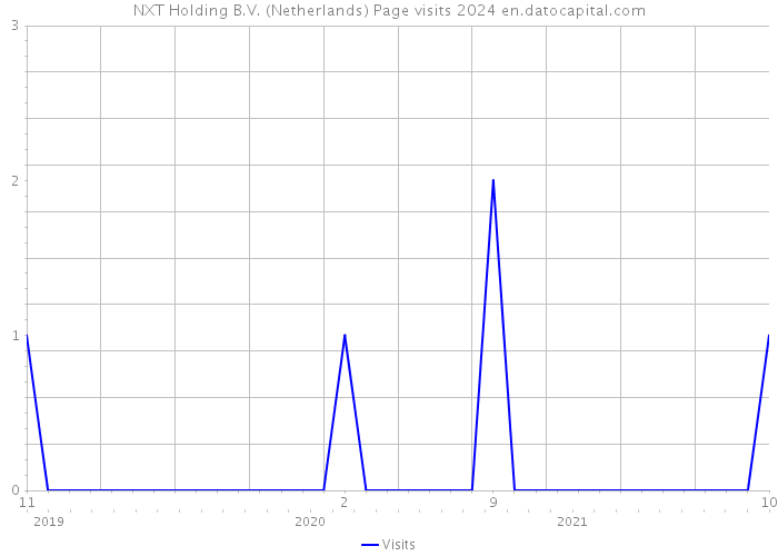 NXT Holding B.V. (Netherlands) Page visits 2024 