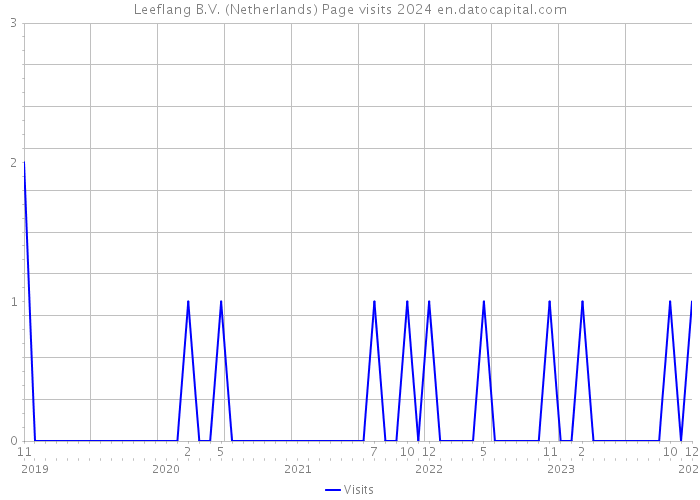 Leeflang B.V. (Netherlands) Page visits 2024 