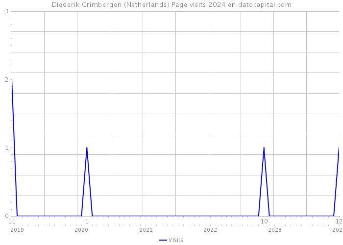 Diederik Grimbergen (Netherlands) Page visits 2024 