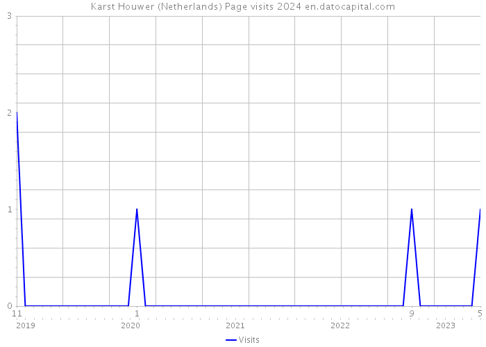 Karst Houwer (Netherlands) Page visits 2024 
