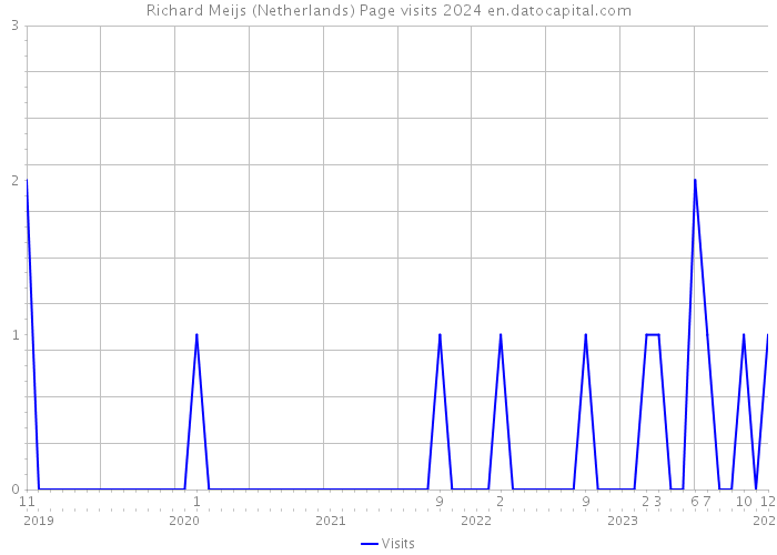 Richard Meijs (Netherlands) Page visits 2024 