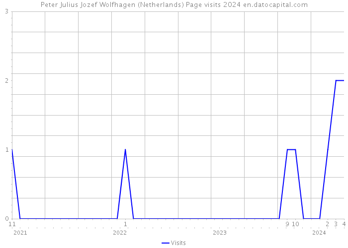 Peter Julius Jozef Wolfhagen (Netherlands) Page visits 2024 
