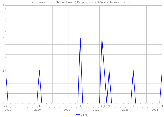 Panoramic B.V. (Netherlands) Page visits 2024 