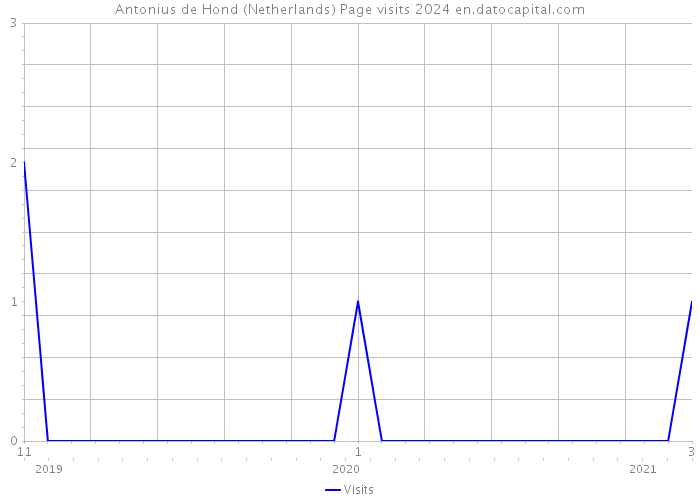 Antonius de Hond (Netherlands) Page visits 2024 