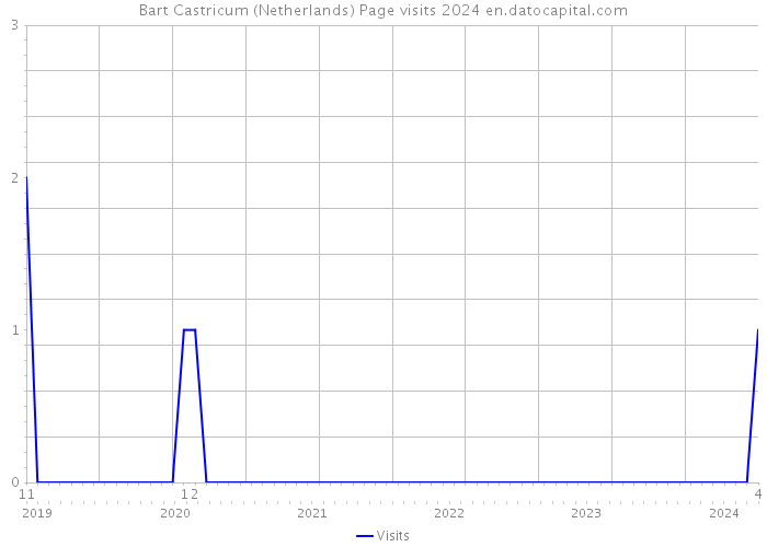 Bart Castricum (Netherlands) Page visits 2024 