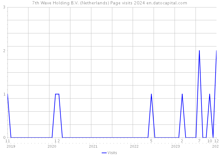 7th Wave Holding B.V. (Netherlands) Page visits 2024 