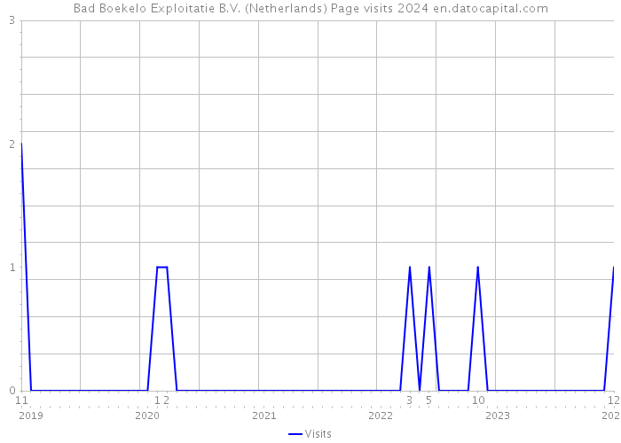 Bad Boekelo Exploitatie B.V. (Netherlands) Page visits 2024 