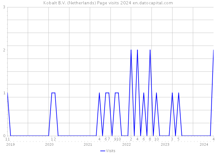 Kobalt B.V. (Netherlands) Page visits 2024 