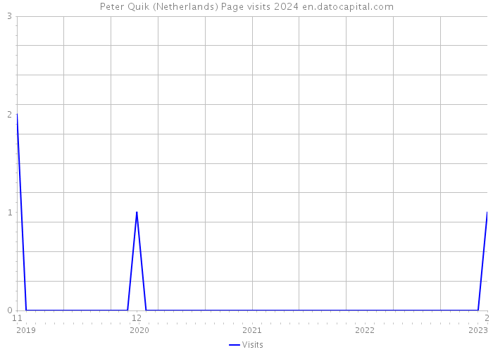 Peter Quik (Netherlands) Page visits 2024 